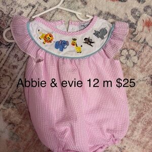 Pink Striped Kids One Piece